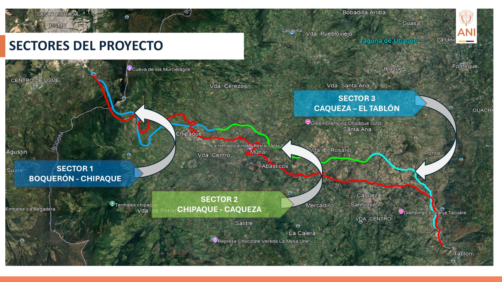 ANI avanza en estructuración del primer tercio de la vía Bogotá-Villavicencio ANI avanza en estructuración del primer tercio de la vía Bogotá-Villavicencio