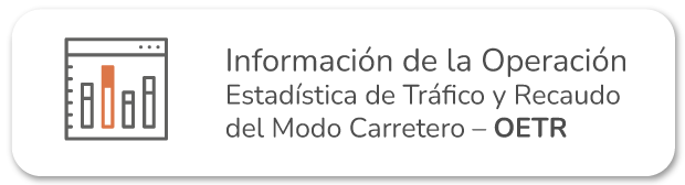 imagen con texto Ir a OPERACIÓN ESTADISTICA DE TRÁFICO Y RECAUDO MODO CARRETERO