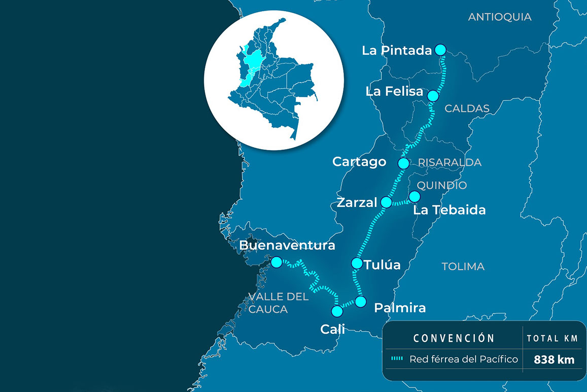 Agencia Nacional de Infraestructura le apuesta a la reactivación del modo férreo y contrata estudios del Corredor Férreo del Pacífico Agencia Nacional de Infraestructura le apuesta a la reactivación del modo férreo y contrata estudios del Corredor Férreo del Pacífico