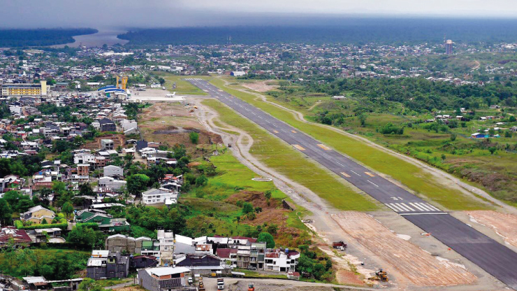 Finalizaron obras civiles de ampliación de pista en el Aeropuerto El Caraño de Quibdó Finalizaron obras civiles de ampliación de pista en el Aeropuerto El Caraño de Quibdó