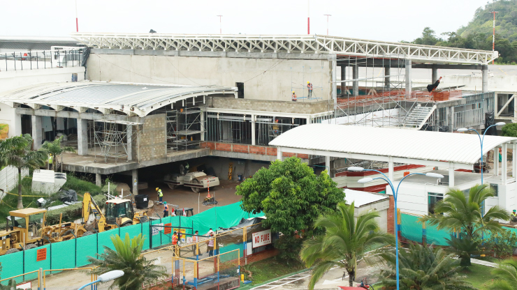 Terminal del aeropuerto de Bucaramanga alcanza el 74% de avance en su expansión Terminal del aeropuerto de Bucaramanga alcanza el 74% de avance en su expansión