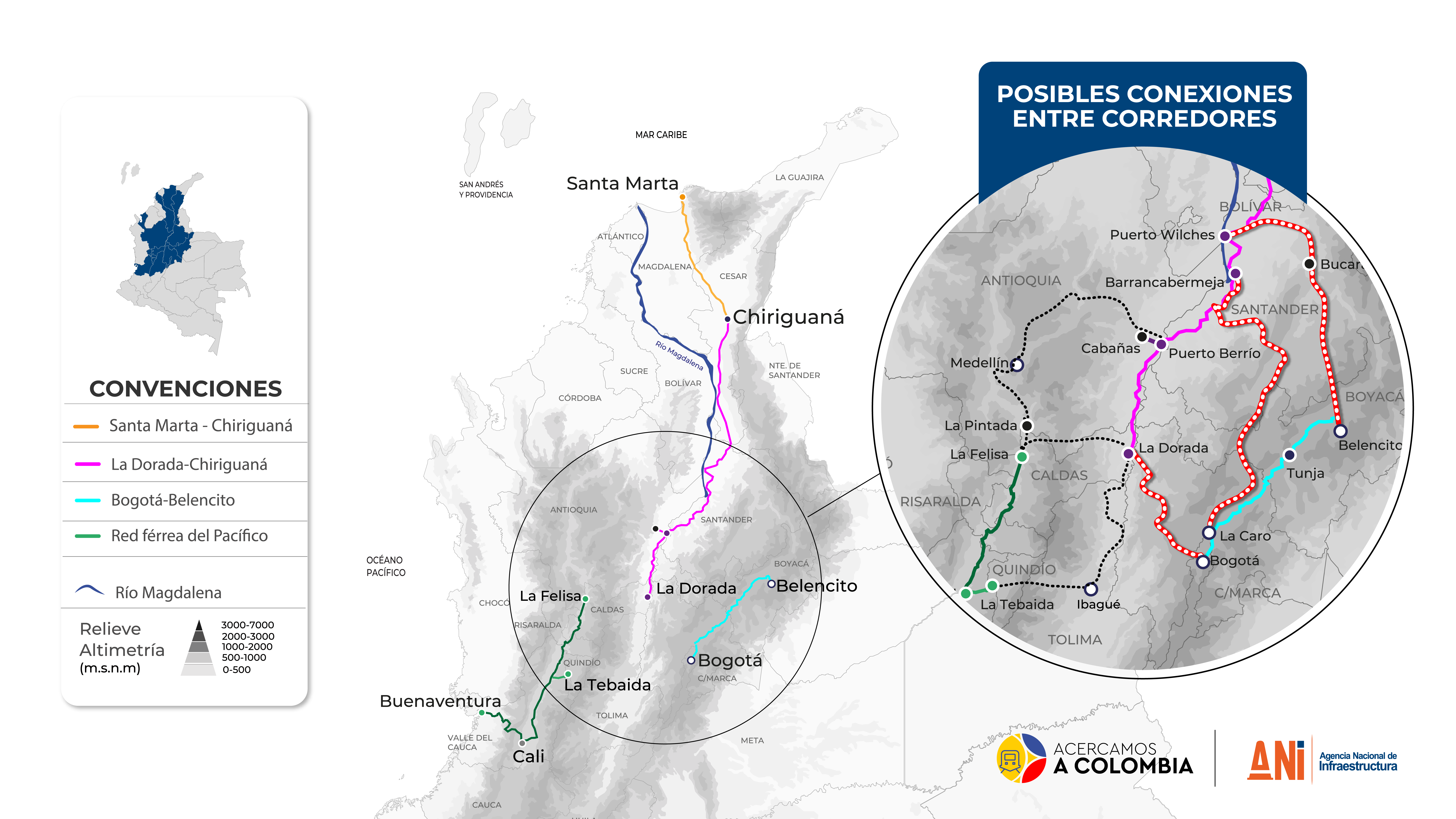 ANI publica prepliegos para definir la conexión férrea entre Bogotá Región y el corredor La Dorada – Chiriguaná ANI publica prepliegos para definir la conexión férrea entre Bogotá Región y el corredor La Dorada – Chiriguaná