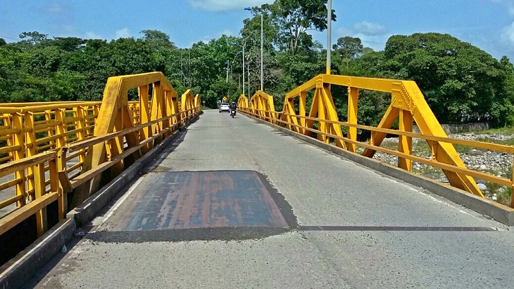 Concesión Vial de los Llanos reparará losa del puente sobre el río Guamal Concesión Vial de los Llanos reparará losa del puente sobre el río Guamal