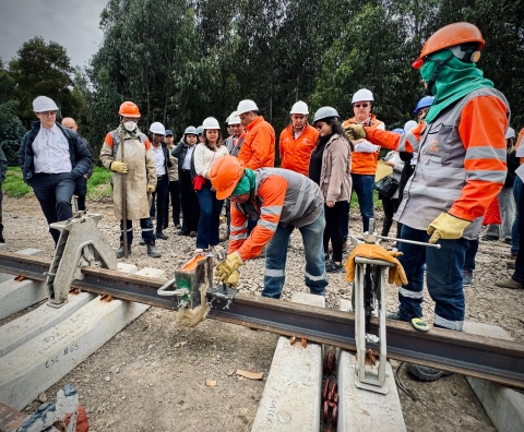 Inició la modernización del corredor Bogotá – Belencito, corazón de la reactivación férrea