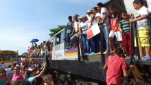 Cinco departamentos vieron pasar el tren de prueba, que culminó con éxito su recorrido en La Dorada Cinco departamentos vieron pasar el tren de prueba, que culminó con éxito su recorrido en La Dorada