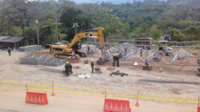 Instalación del puente metálico provisional en Mocoa avanza en un 30% Instalación del puente metálico provisional en Mocoa avanza en un 30%