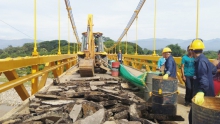 Avanzan obras de repotenciación del Puente Mariano Ospina de El Zulia Avanzan obras de repotenciación del Puente Mariano Ospina de El Zulia