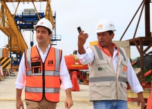 Presidente de la ANI inspecciona avance de obras del viaducto más extenso de Colombia Presidente de la ANI inspecciona avance de obras del viaducto más extenso de Colombia