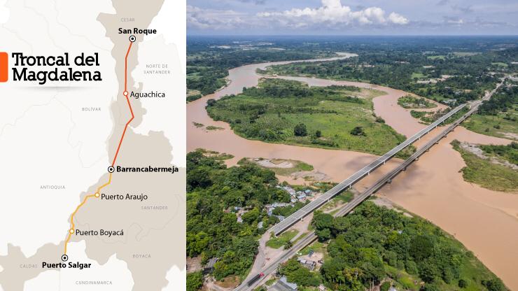 ANI avanza en la estructuración de la Troncal del Magdalena ANI avanza en la estructuración de la Troncal del Magdalena