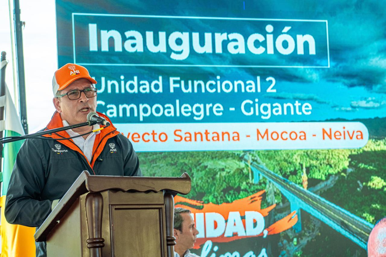 Entran en funcionamiento 65 km entre Campoalegre y Gigante, obras que corresponden a la unidad funcional 2 del proyecto Santana- Mocoa-Neiva Entran en funcionamiento 65 km entre Campoalegre y Gigante, obras que corresponden a la unidad funcional 2 del proyecto Santana- Mocoa-Neiva